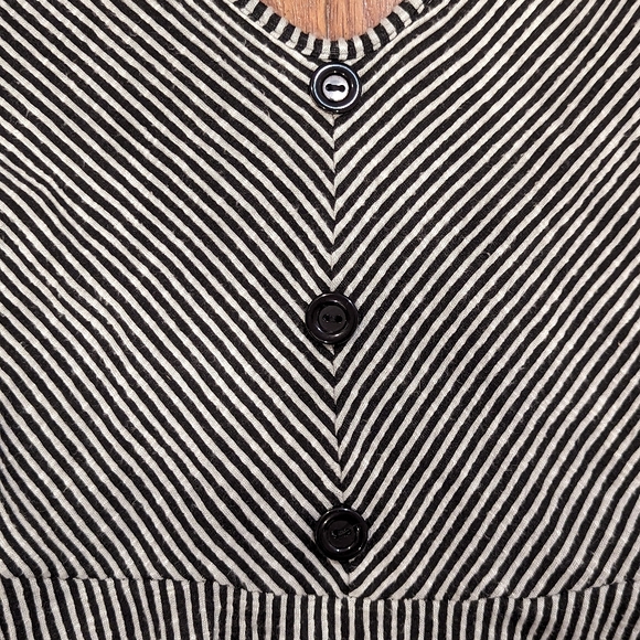Black and White Striped Dress Size Small - Picture 3 of 5